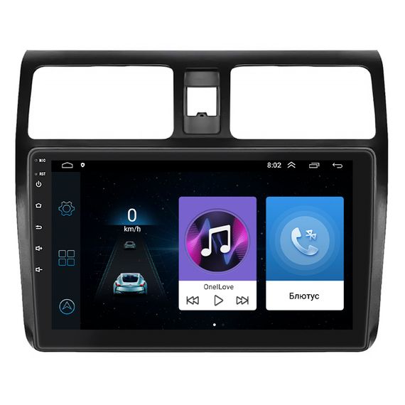 Штатна магнітола Lesko для Suzuki Swift III 2004-2011 екран 10" 1/16Gb Wi-Fi GPS Base Сузуки Свифт