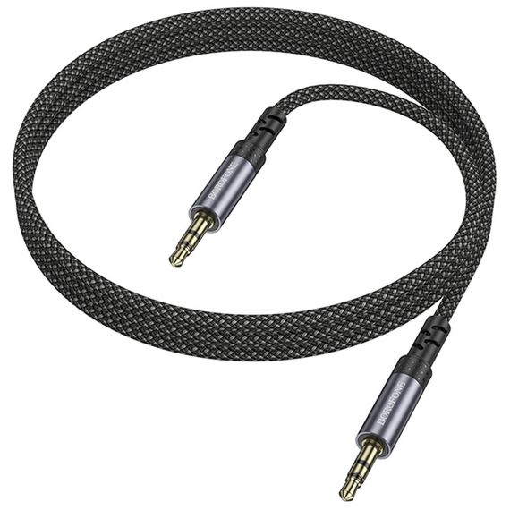 Аудіо кабель Aux Borofone BL24 Graceful (1m) Metal grey | Зображення 5