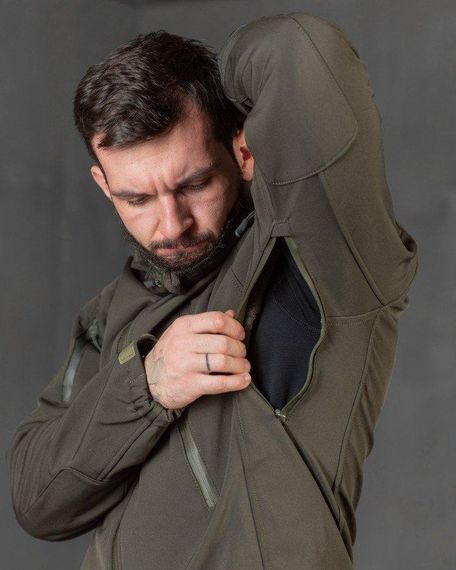 Тактична куртка софтшел Kord second generation oliva ВТ4675 | Зображення 9