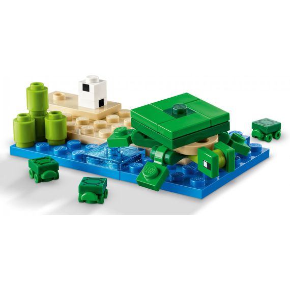 Конструктор LEGO Minecraft Пляжний будинок у формі черепахи 234 деталей (21254) | Зображення 4