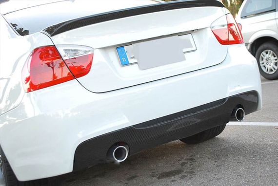 Дифузор заднього бампера V3 (для E90 M-Sport, Карбон) для BMW 3 серія E-90/91/92/93 2005-2011 рр | Зображення 2