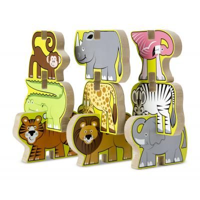 Розвиваюча іграшка Melissa&amp;Doug Деревянная головоломка-укладка Сафари (MD9024) | Зображення 2