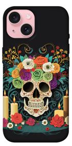 Чохол з картинкою Skull of celebration для Apple iPhone 15 (6.1")