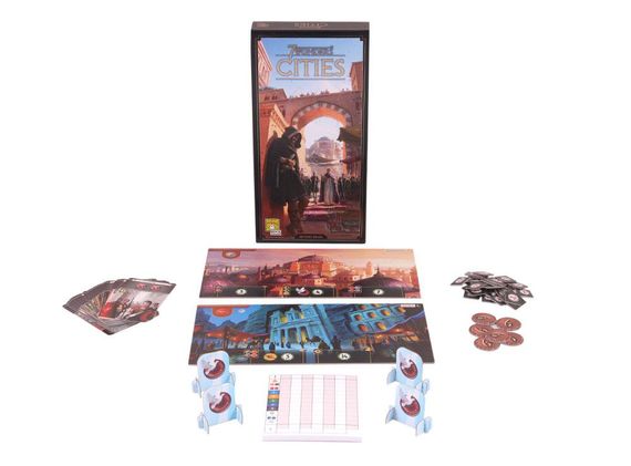 Настільна гра 7 Wonders: Cities (доповнення, англійською, нова версія) | Зображення 1