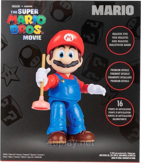Колекційна фігурка Маріо 13см Брати Супер Маріо в кіно Оригінал The Super Mario Bros Movie | Зображення 7