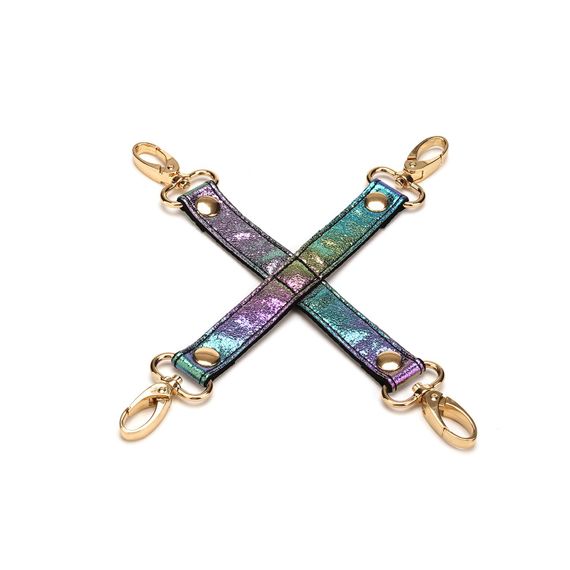 БДСМ-набір Liebe Seele Vivid Rainbow 8 Pieces Set, 8 аксесуарів, екошкіра на оксамитовій основі | Зображення 6