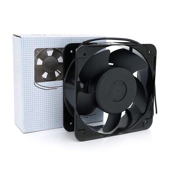Кулер для охолодження серверних БП BT-220 15050B2H DC sleeve fan 2pin під паяння - 150*150*50мм, 220V/0,22A, 2600об/хв Q24 | Зображення 1