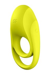 Эрекционное кольцо с вибрацией Satisfyer Spectacular Duo желтое sexstyle