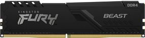 Память ПК Kingston DDR4 32GB KIT (8GBx4) 3200 FURY Beast KF432C16BBK4/32