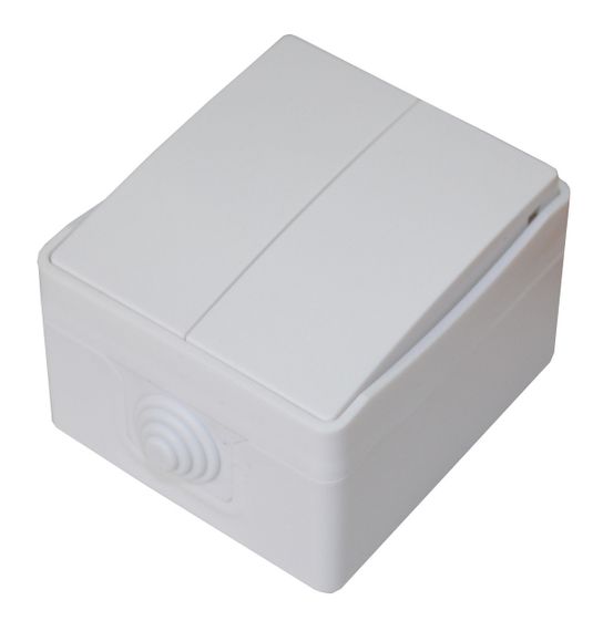 Вимикач зовнішня установка 2-кл. білий IP54 SURFACE Ny95001223 | Зображення 4