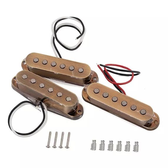 Set вентиляційних синглів датчики Alnico 5 для електрогітари Fender Stratocaster squer Cort Ibanes Shur LTD ESP | Зображення 3