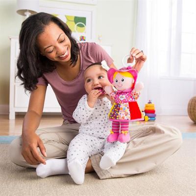 Игрушка на коляску Lamaze Кукла Эмили с погремушкой (L27026) | Зображення 3