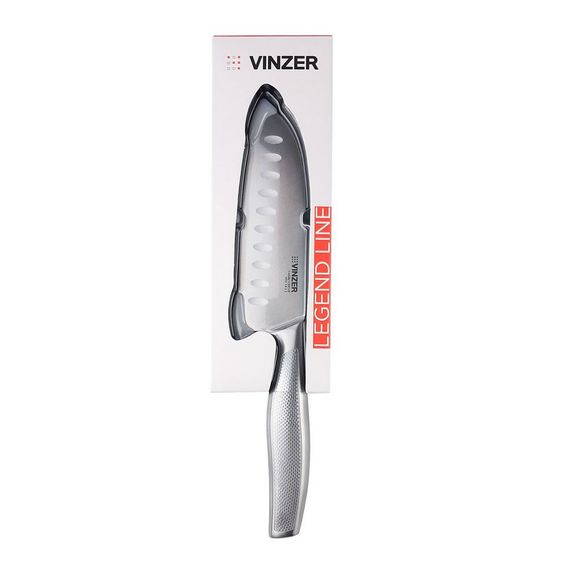 Ніж санток VINZER Legend line VZ-50270 12.8 см сріблястий | Зображення 3