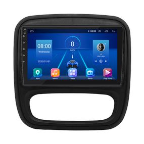 Штатная магнитола 9" Lesko для Renault Trafic III 2014-2021 6/128Gb 4G Wi-Fi GPS Top Рено