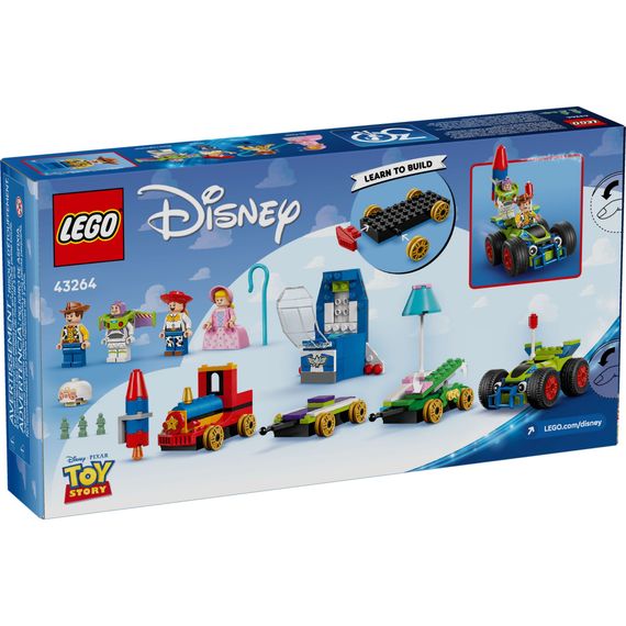 Конструктор LEGO Disney та Pixar Святкування з Історії іграшок: поїзд та авто для гонок (43264) | Зображення 6