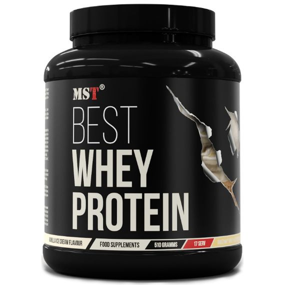 Протеїн MST Nutrition Best Whey Protein 510 g /17 servings/ Vanilla Ice Cream