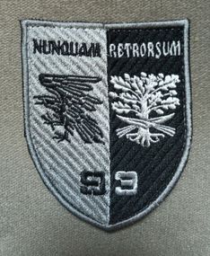 Шеврон 93 ОМБр Холодный Яр NUNQUAM RETRORSUM
