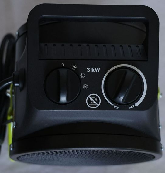 Електричний обігрівач Gardyer 3,0 кВт, площа обігріву 30 кв., підлоговий, чорний (HE3000) | Зображення 6