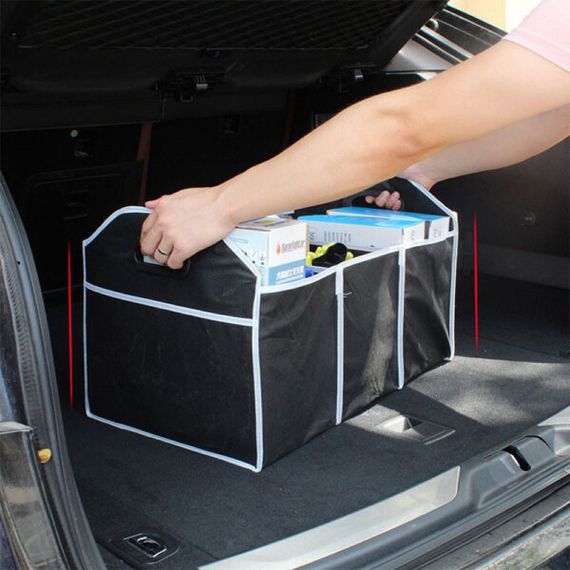 Автомобільний органайзер у багажник Car Boot Organizer Сумка з ручками в авто | Зображення 3