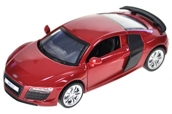 Машина металева 10004 5" Audi R8 GT, відкриваються двері,  в коробці 16,5x7x8 см АВТОПРОМ | Зображення 1