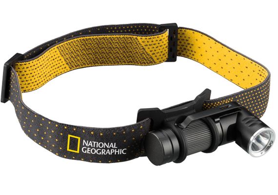 Ліхтар налобний туристичний для риболовлі National Geographic Iluminos Led Flashlight head mount 450 lm | Зображення 1