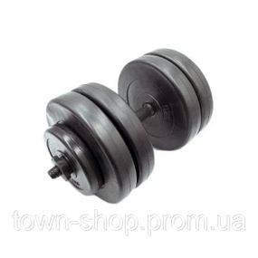 Гантель наборная композитная в пластиковой оболочке Rock pro 23 кг NE-PL-G-023