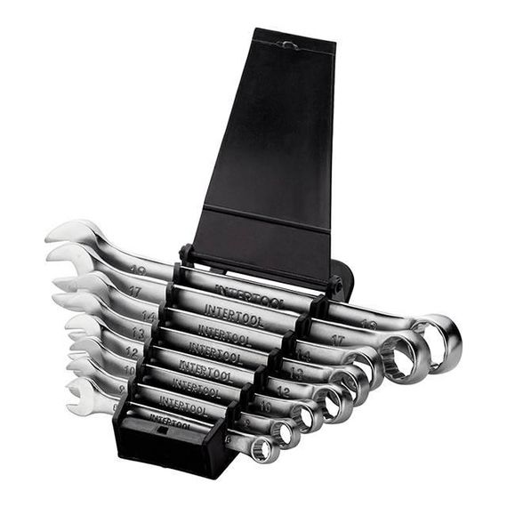 Набір ключів комбінованих Cr-V INTERTOOL HT-12021 | Зображення 1