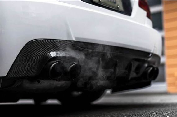 Дифузор заднього бампера V2 (для E92/E93 M-Sport, Карбон) для BMW 3 серія E-90/91/92/93 2005-2011 рр | Зображення 2