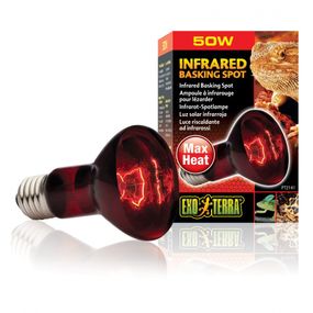 Лампа тераріумна ExoTerra Infared basking spot для тераріумних тварин інфрачервона обігріваюч R20/50 Вт