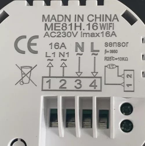 Wi-Fi термостат для опалення – інтелектуальне керування температурою ME81H.16  🌡📱 | Зображення 4