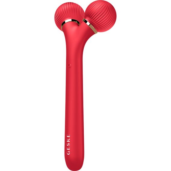 Електронний ультразвуковий ролик для обличчя GESKE Sonic Facial Roller 4в1 red | Зображення 7