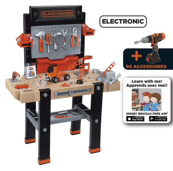 Детский игровой набор Black and Decker интерактивная мастерская | Зображення 1
