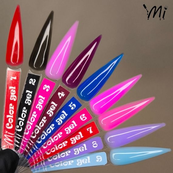 Гель для нарощення нігтів Mi Color Gel 1 (червоний) 30мл | Зображення 1