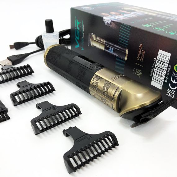 Тример VGR V-296, Багатофункціональна машинка для стрижки бороди, Професійний триммер для гоління | Зображення 9