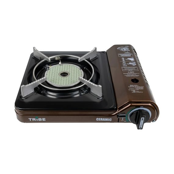 Портативна газова плита Tribe Ceramic T-HD-0004, brown (T-HD-0004-brown)