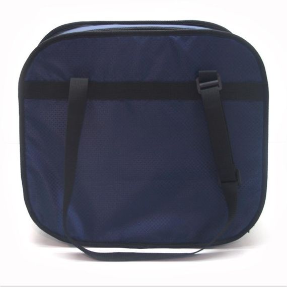 Сумка переноска Полли для котів і малих порід собак Zoo-hunt №0 22х37х33 см синя | Зображення 4