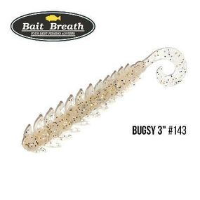 Приманка Bait Breath BUGSY 3" Rock Soul (11 шт.) (143 Clear/Black・Gold Flake)