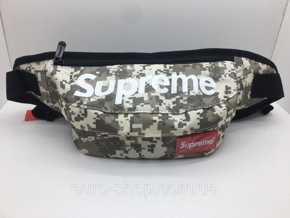 Поясная сумка Supreme Серый камуфляж сумка на пояс | Зображення 1