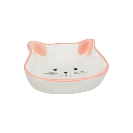 Миска Trixie для котів у формі котячої мордочки керамічна 250 мл/12 см