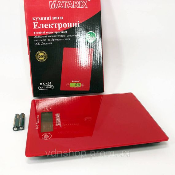 Компактные кухонные весы для удобства приготовления пищи Matarix MX-402 5 кг, Весы для кухни в граммах UE-42 | Зображення 6