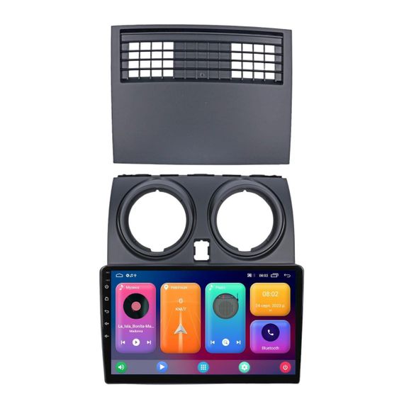 Штатна магнітола серії Cyclone C9 CPL під Nissan Qashqai 1 J10 2006-2013 (F1) (W1) 9 дюймів