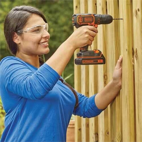 Дрель-шуруповерт аккумуляторная BLACK+DECKER BDCDD186KB | Зображення 2