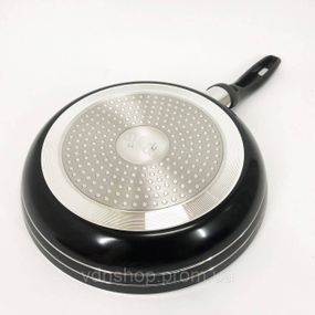 Сковорода якісна на плиту UNIQUE, Лита алюмінієва сковорода з товстим дном XT-74