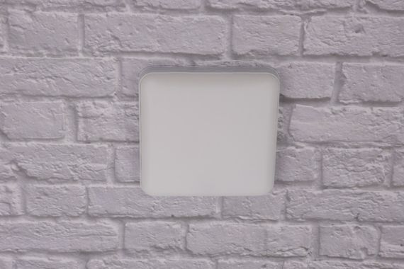 Сучасний квадратний світильник стельовий LED для кімнати кухні ванної 25091 Білий 3х14х14 см. | Зображення 1