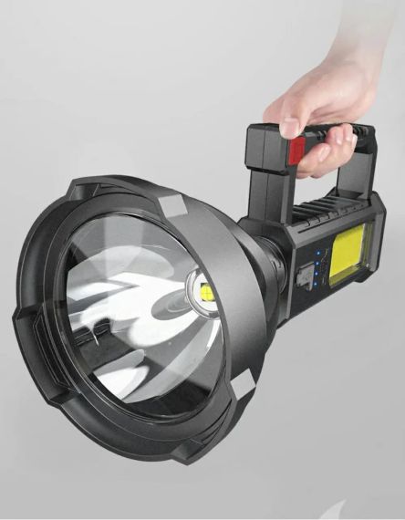 Універсальний LED ліхтар-прожектор COB з ручкою — потужне світло для дому, кемпінгу, авто | Зображення 1