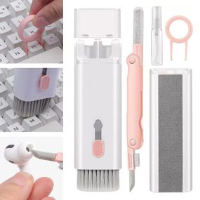 Многофункциональный набор 7в1, для чистки клавиатуры, наушников, экранов / Щетка для чистки гаджетов