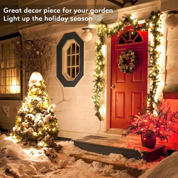 Світлодіодні гірлянди Koopower 100 шт. 5 м, з батарейним живленням з пультом д/у | Зображення 4