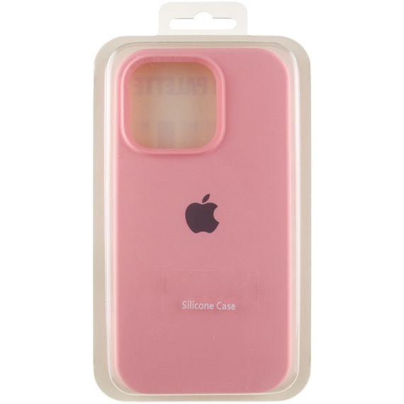 Чохол Silicone Case Full Protective (AA) для Apple iPhone 15 Pro Max (6.7") Рожевий / Light pink | Зображення 5