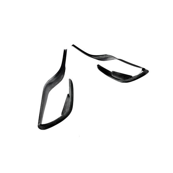 Накладки на передній бампер (для GT43/GT50/GT53 2018-2022, Карбон) для Mercedes AMG GT 4 X290 2018- рр | Зображення 4