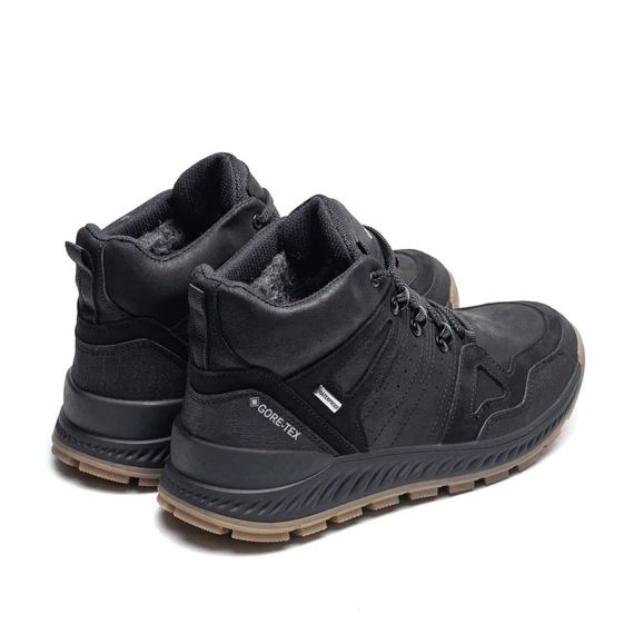 зимові шкіряні ботинки  Ecco  Black | Зображення 3